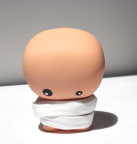 The Chiarian One (Nylon, Air painting with acrylics)